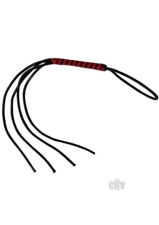 Prowler Red Heavy Duty Flogger Blk/red - SexToy.com