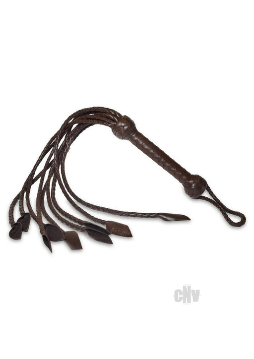Prowler Red Leather Flogger Brn - SexToy.com
