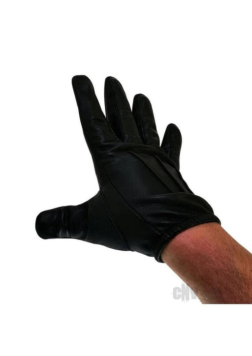 Prowler Red Leather Gloves Blk Xl - SexToy.com