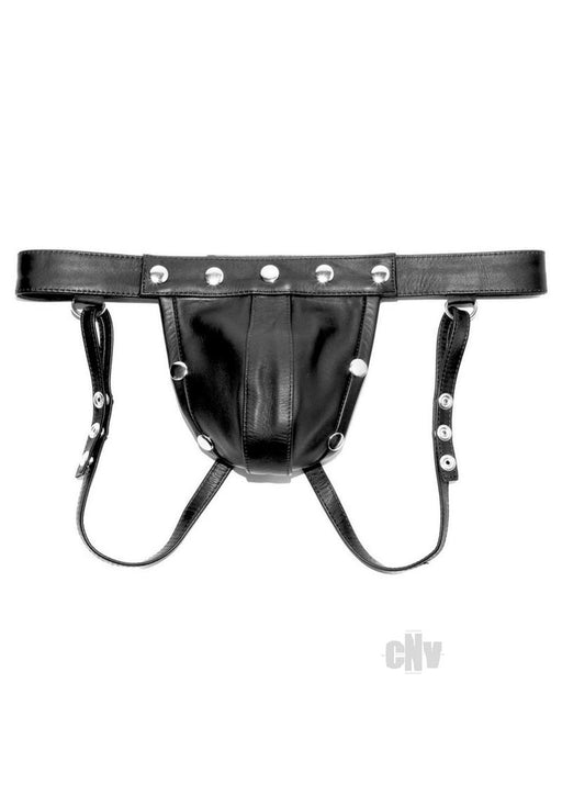 Prowler Red Leather Harn Jock Blk Xl - SexToy.com