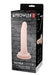 Packaging of Prowler Red Ultra Cock 7 Vanilla realistic dildo with suction cup against a brick wall background.