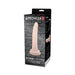Prowler Red Ultra Cock 7.5-inch realistic dildo with suction cup in vanilla color displayed on product packaging.