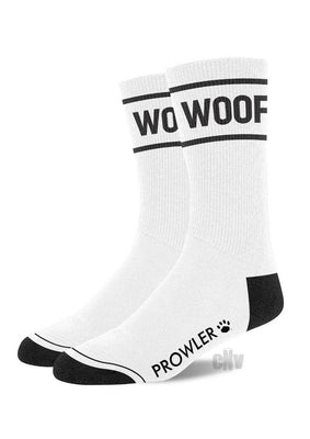 Prowler Red Woof Socks White - SexToy.com