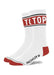 Prowler Top Socks Wht/red - SexToy.com