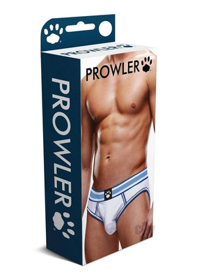 Prowler White/blue Open Brief Sm - SexToy.com