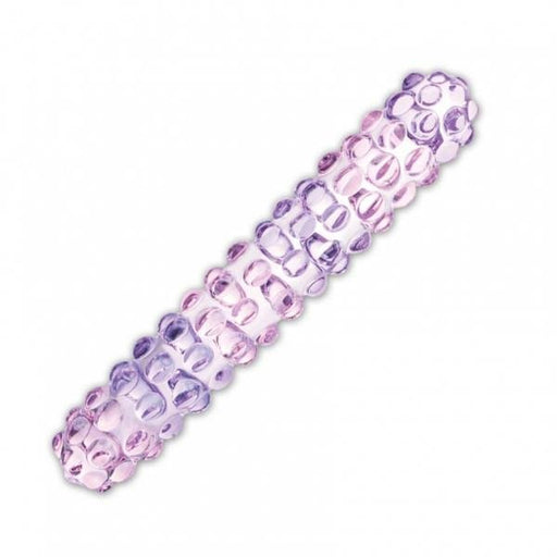 Purple Rose Nubby Glass Dildo | SexToy.com