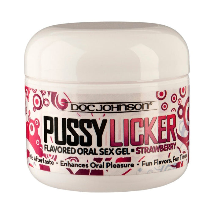Pussy Licker: Strawberry 2oz. Jar - SexToy.com