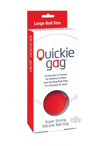 Quickie Ball Gag Large Red | SexToy.com