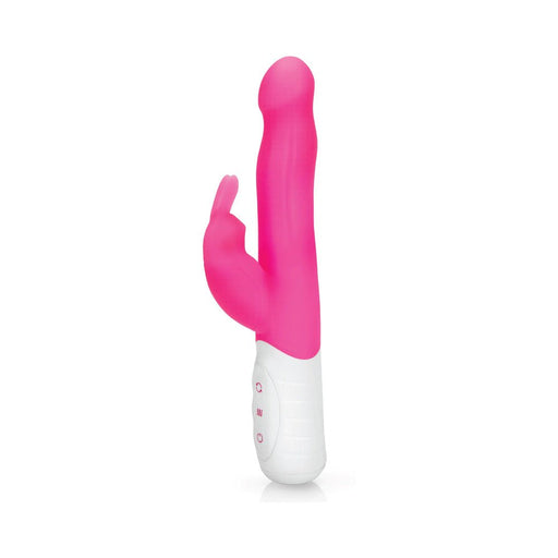 Rabbit Essentials Slim Shaft Rabbit Vibrator Hot Pink - SexToy.com