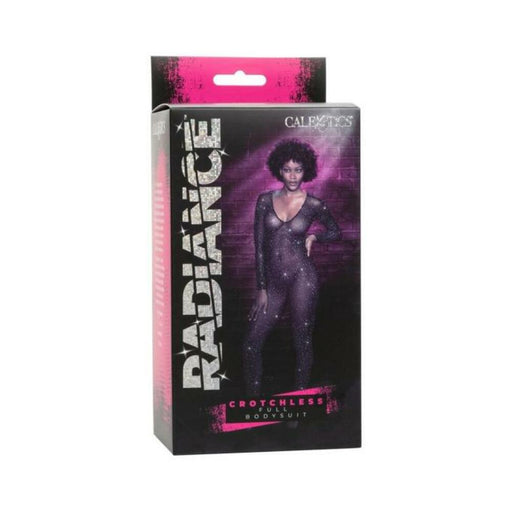Radiance Crotchless Full Body Suit - Black O/s - SexToy.com