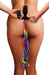 Rainbow Vibrating Pony Tail Anal Plug | SexToy.com