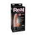 Real Feel Deluxe No 1 6.5 Inches Beige Vibrating Dildo | SexToy.com