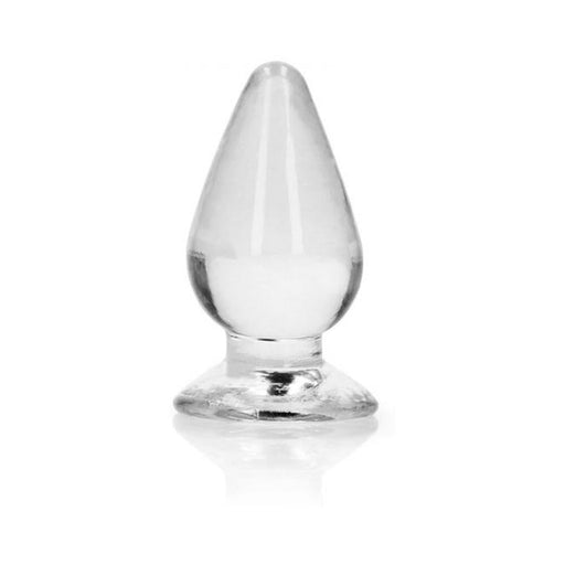 Realrock Crystal Clear 3.5 In. Anal Plug Clear | SexToy.com