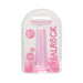Realrock Crystal Clear Non-realistic Dildo With Suction Cup 5.3 In. Pink | SexToy.com