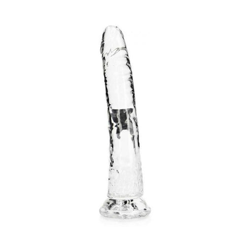Realrock Crystal Clear Slim 10 In. Dildo Clear | SexToy.com
