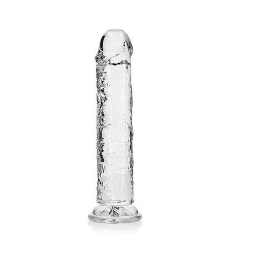 Realrock Crystal Clear Straight 10 In. Dildo Without Balls Clear | SexToy.com