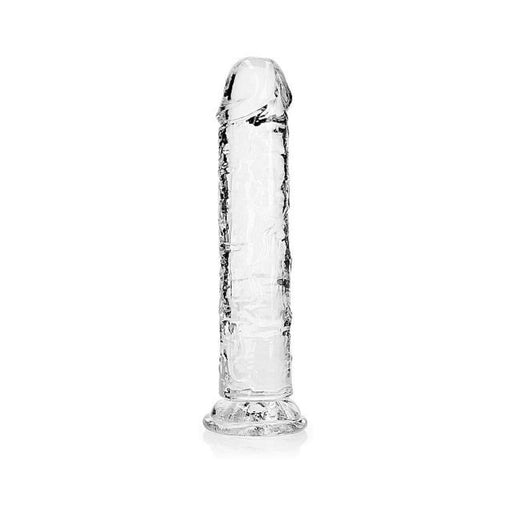 Realrock Crystal Clear Straight 8 In. Dildo Without Balls Clear | SexToy.com