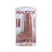 Realrock Extra Thick 10 In. Dildo With Balls Tan - SexToy.com