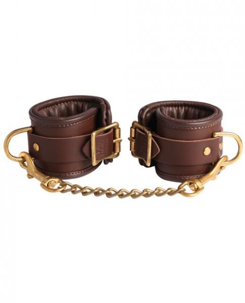 Red Room Ankle Cuffs Brown | SexToy.com
