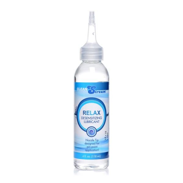 Relax Desensitizing Lubricant With Nozzle Tip - 4 Oz. | SexToy.com