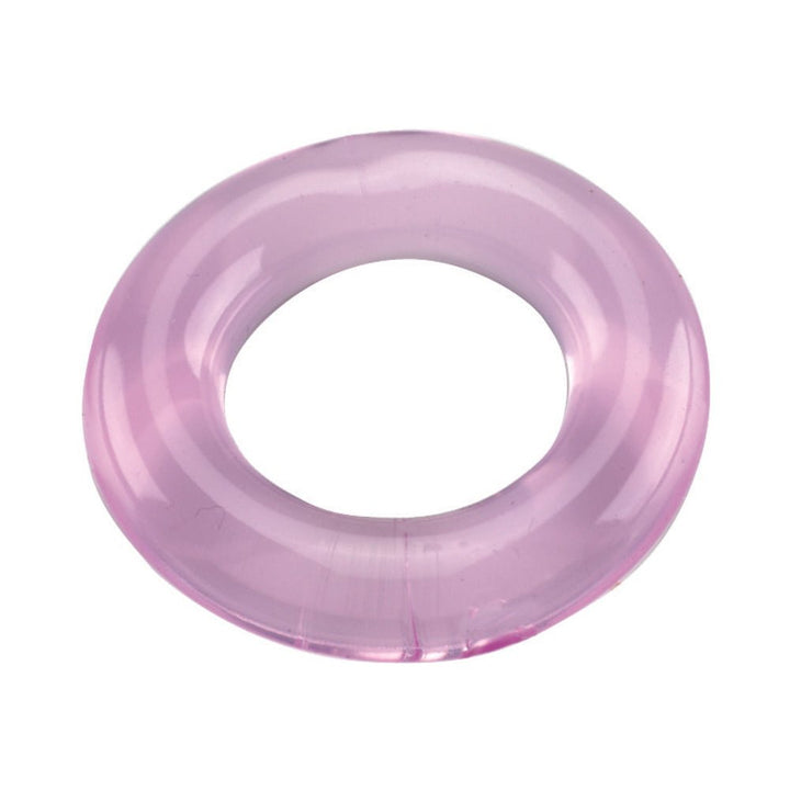 Translucent purple elastomer ring with a smooth, rounded design for comfortable wear.
