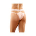 Ren Microfiber Panty With Double-strap Waistband Light Pink L/xl - SexToy.com