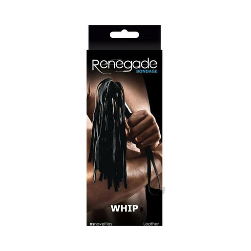 Renegade Bondage Whip Black - SexToy.com