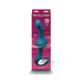 Teal Revolution Tsunami flexible vibrator with remote control in magenta packaging.