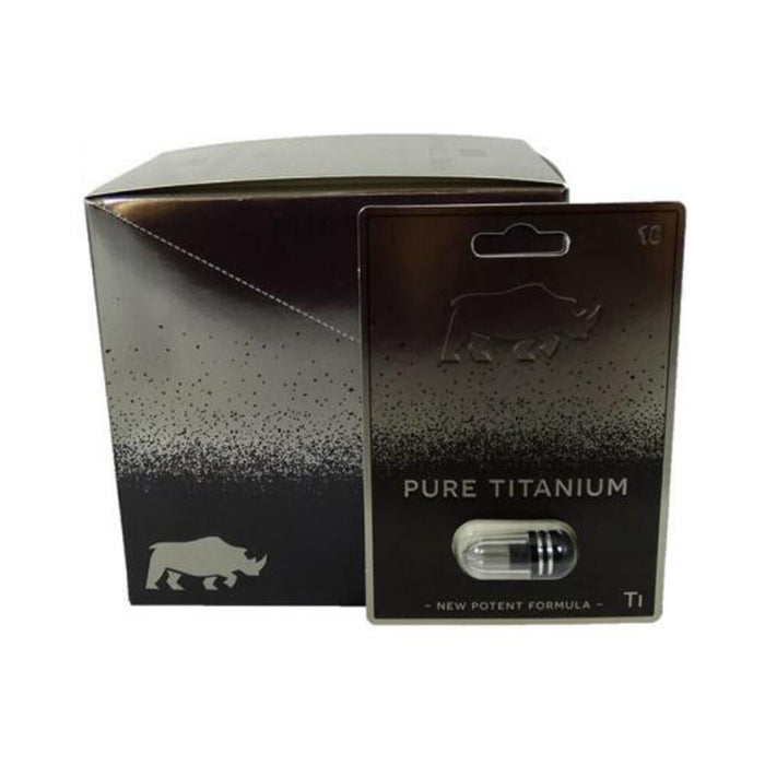 Rhino Pure Titanium 24/display - SexToy.com