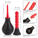 Ribbed Anal Douche Black Red | SexToy.com