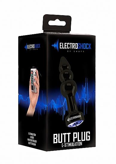 Ribbed Butt Plug - Gun Grey | SexToy.com