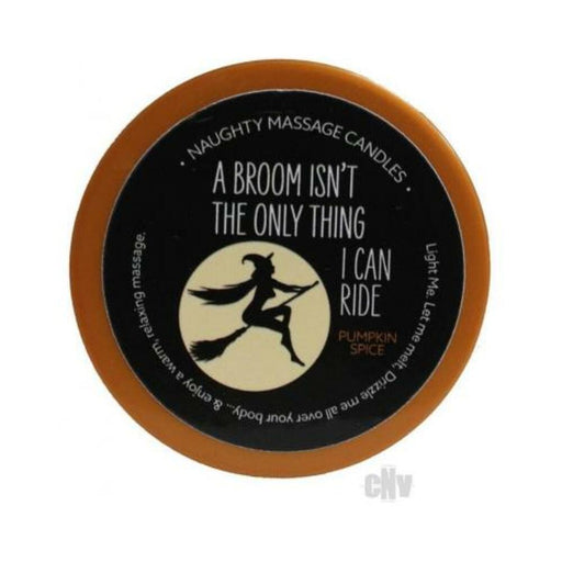 Ride A Broom Pumpkin Spice Massage Candle - SexToy.com