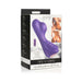 Purple Ride N' Grind vibrating silicone toy with remote control shown on product packaging for clitoral, vaginal, and anal stimulation.