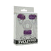Evolved Ring True 3-pack pleasure rings kit in clear and purple, packaged in a white box with product images.