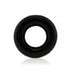 Single black stretchy silicone ring for enhanced performance and comfort in intimate use.