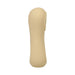 Compact yellow rechargeable silicone vibrator with smooth curved design and discreet controls.
