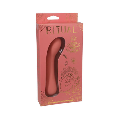 Ritual Zen Rechargeable Silicone G-spot Vibe Coral - SexToy.com