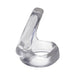 Clear flexible cock ring with an extended support arm designed to elevate and enhance performance.