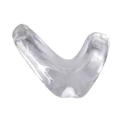 Clear flexible V-shaped performance enhancer ring designed for support and endurance boost.