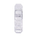 Clear flexible stretchy ring with ridged texture shown in transparent clamshell packaging on white background.