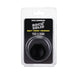Doc Johnson Rock Solid O Ring in black, packaged in clear plastic with black and yellow branding.