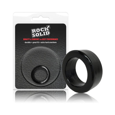 Black Rock Solid O Ring with packaging highlighting quality, comfort, and durability for enhanced performance.
