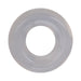 Clear ribbed silicone stretch ring with a smooth, flexible donut shape for comfortable wear and enhanced performance.
