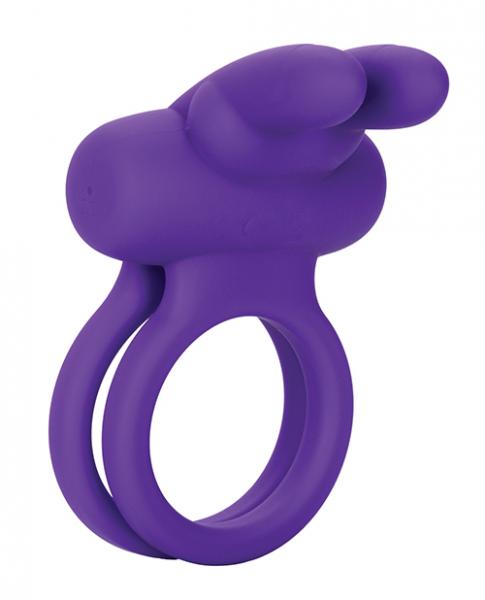 Rockin Rabbit Enhancer Vibrating Cock Ring Purple | SexToy.com