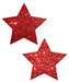 Rockstar Red Glitter Pasties O/S | SexToy.com