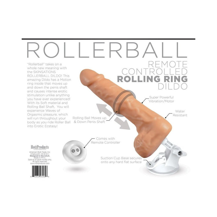Rollerball Dildo With Rolling Ball Function Suction Cup Base | SexToy.com
