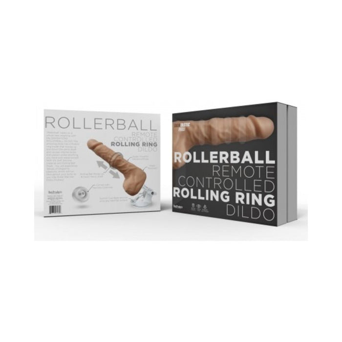Rollerball Dildo With Rolling Ball Function Suction Cup Base | SexToy.com