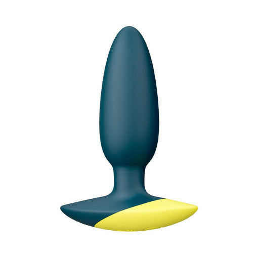 ROMP Bass Rechargeable Silicone Vibrating Anal Plug Dark Green | SexToy.com