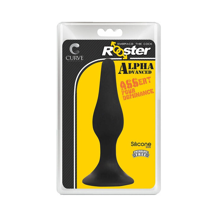 Rooster Alpha Advanced Anal Plug Black - SexToy.com