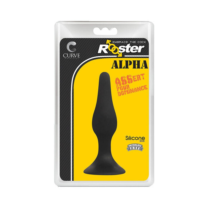 Rooster Alpha Anal Plug Black - SexToy.com